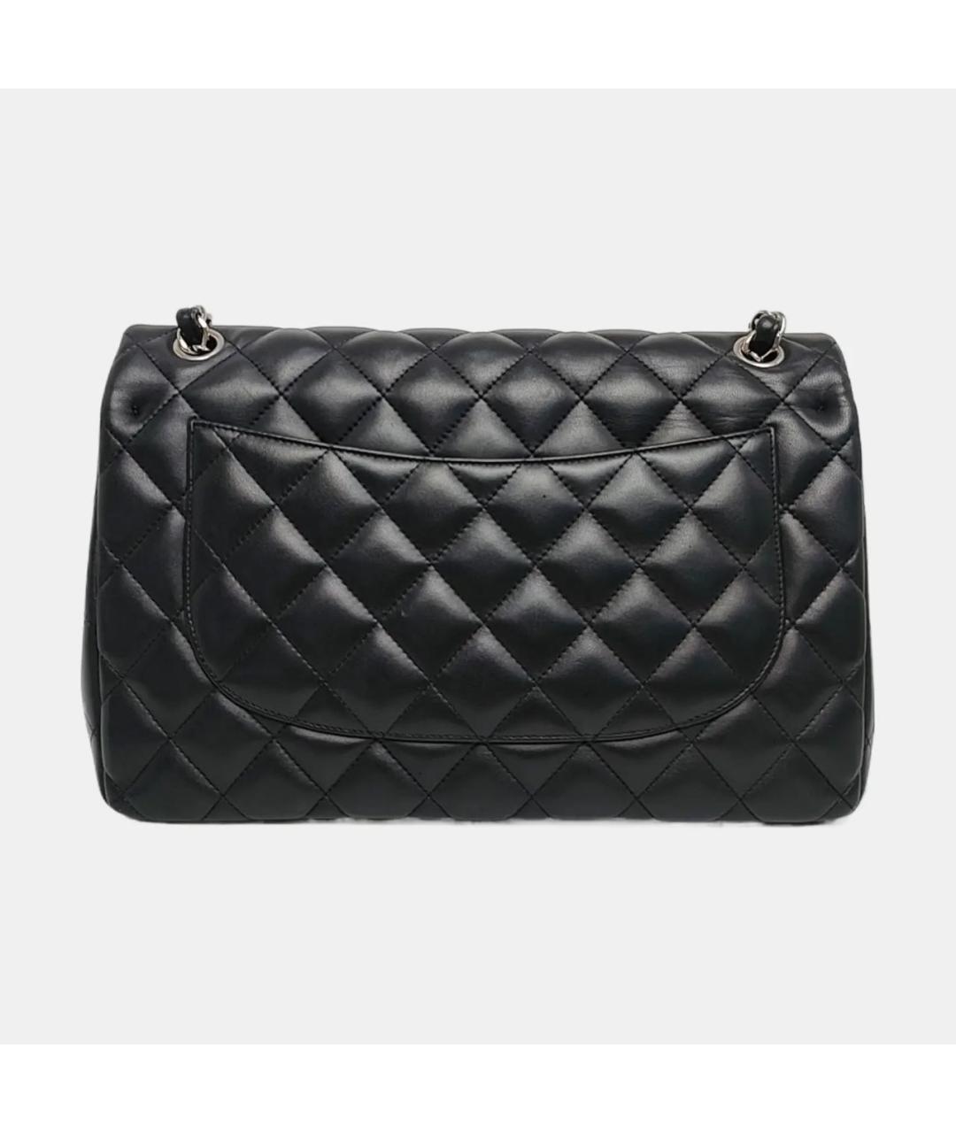 CHANEL Черная кожаная сумка через плечо, фото 4