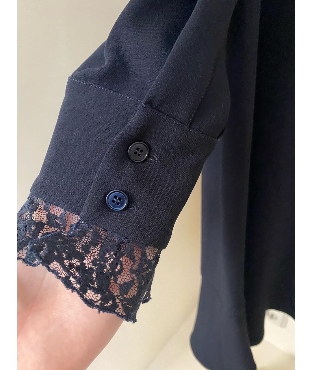 STELLA MCCARTNEY Темно-синее вискозное коктейльное платье, фото 5