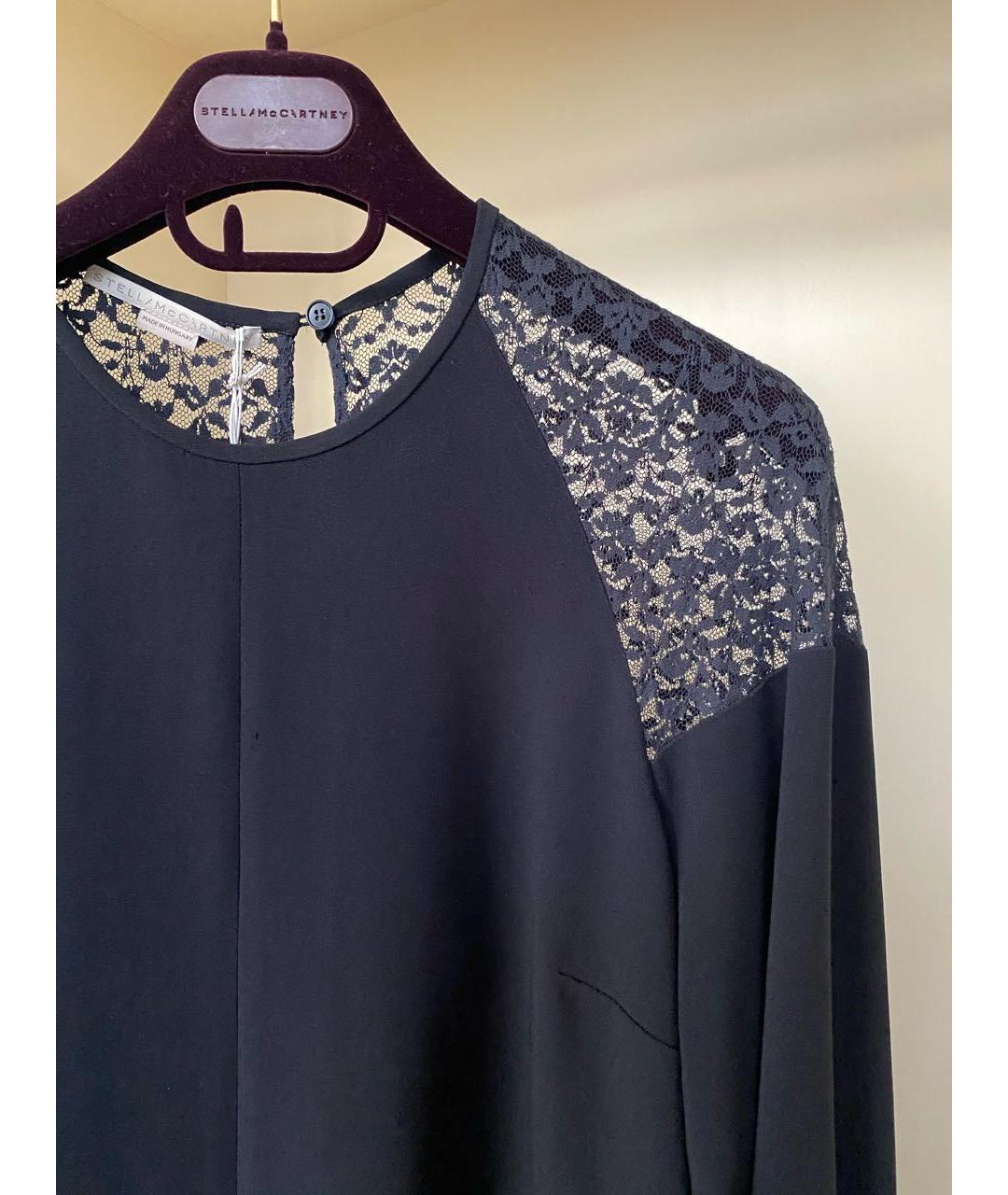 STELLA MCCARTNEY Темно-синее вискозное коктейльное платье, фото 7