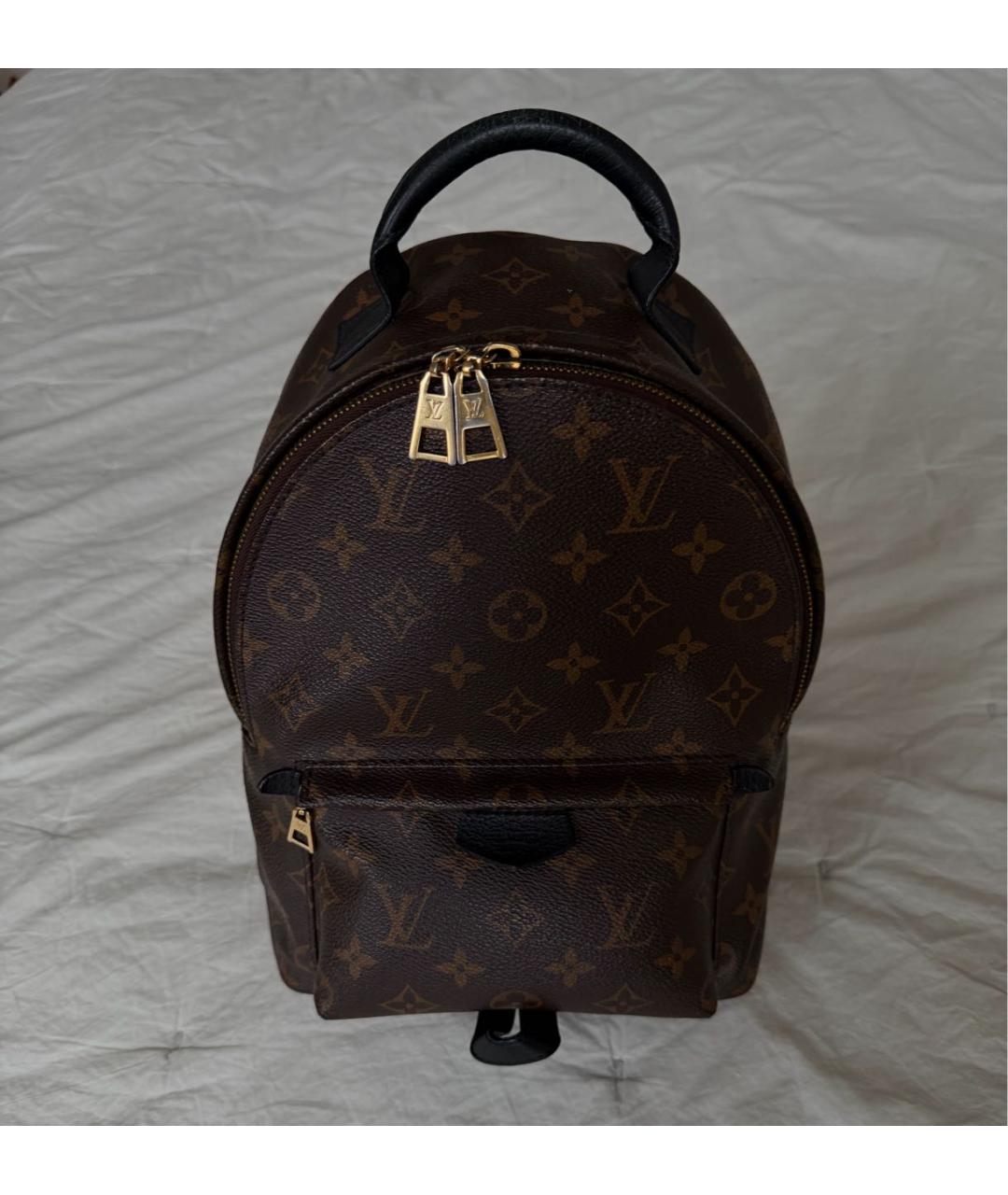 LOUIS VUITTON Коричневый кожаный рюкзак, фото 6