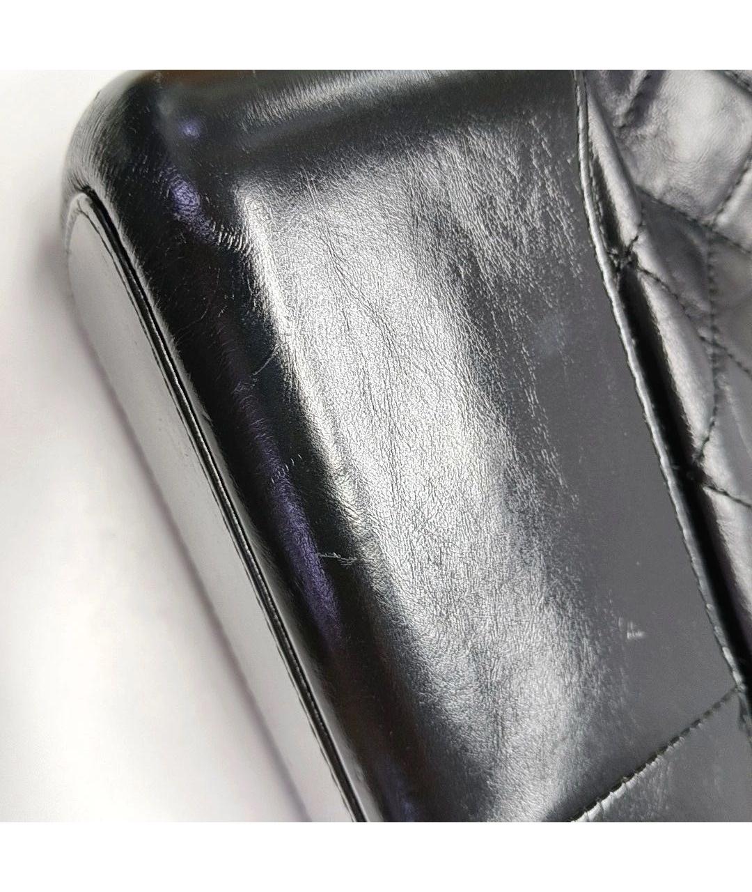 CHANEL Черная кожаная сумка через плечо, фото 8