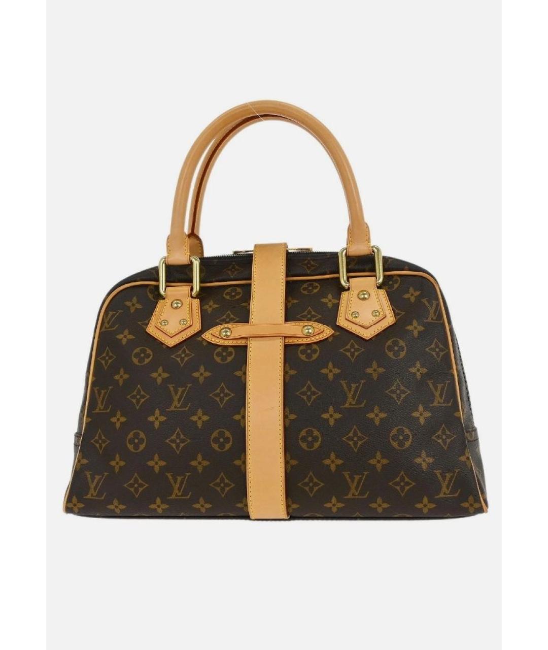 LOUIS VUITTON Коричневая сумка с короткими ручками, фото 2