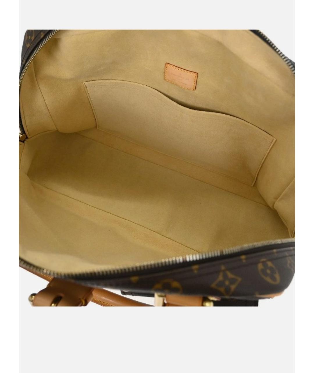 LOUIS VUITTON Коричневая сумка с короткими ручками, фото 4