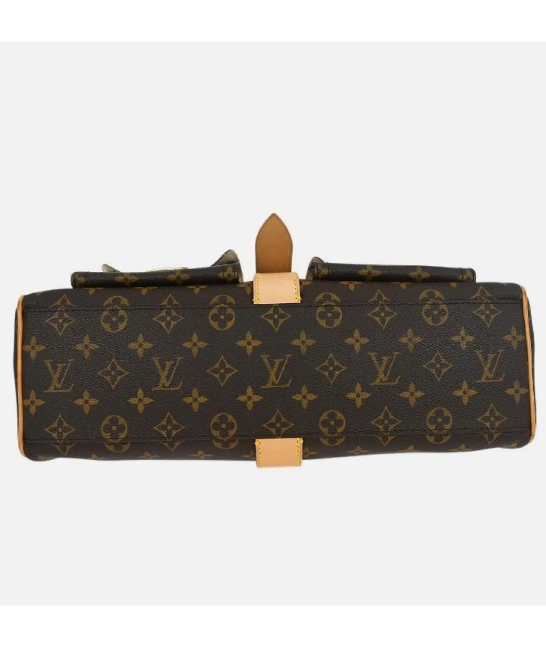 LOUIS VUITTON Коричневая сумка с короткими ручками, фото 3