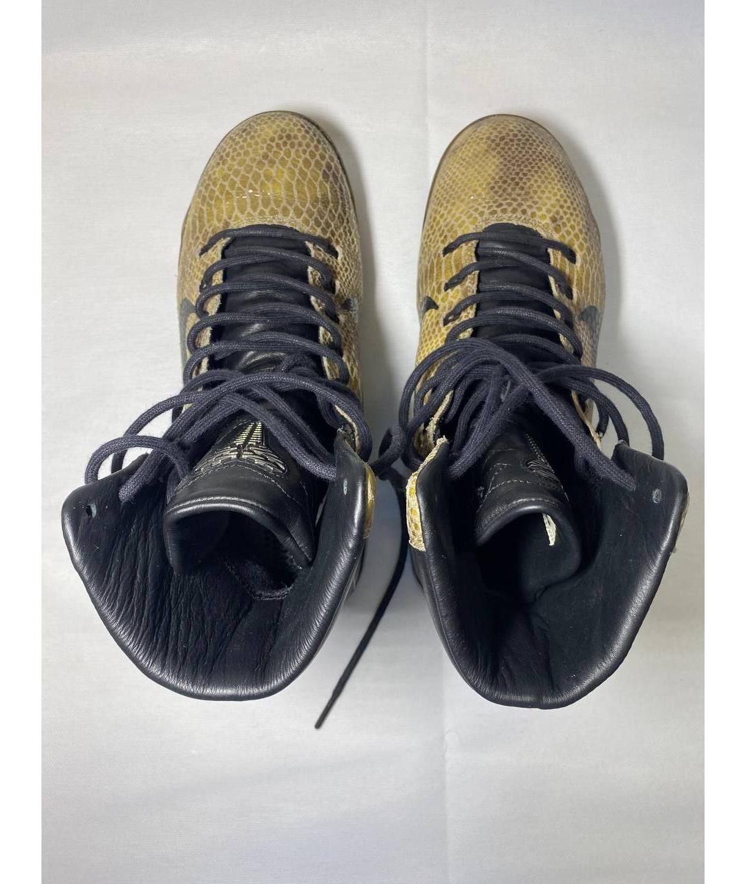 NIKE Мульти кожаные высокие кроссовки / кеды, фото 3