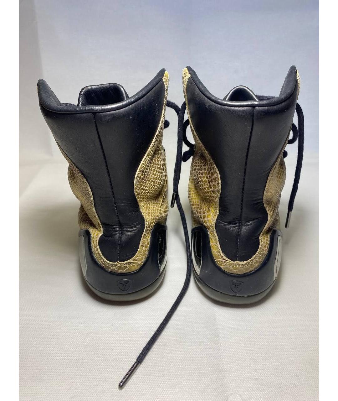 NIKE Мульти кожаные высокие кроссовки / кеды, фото 4