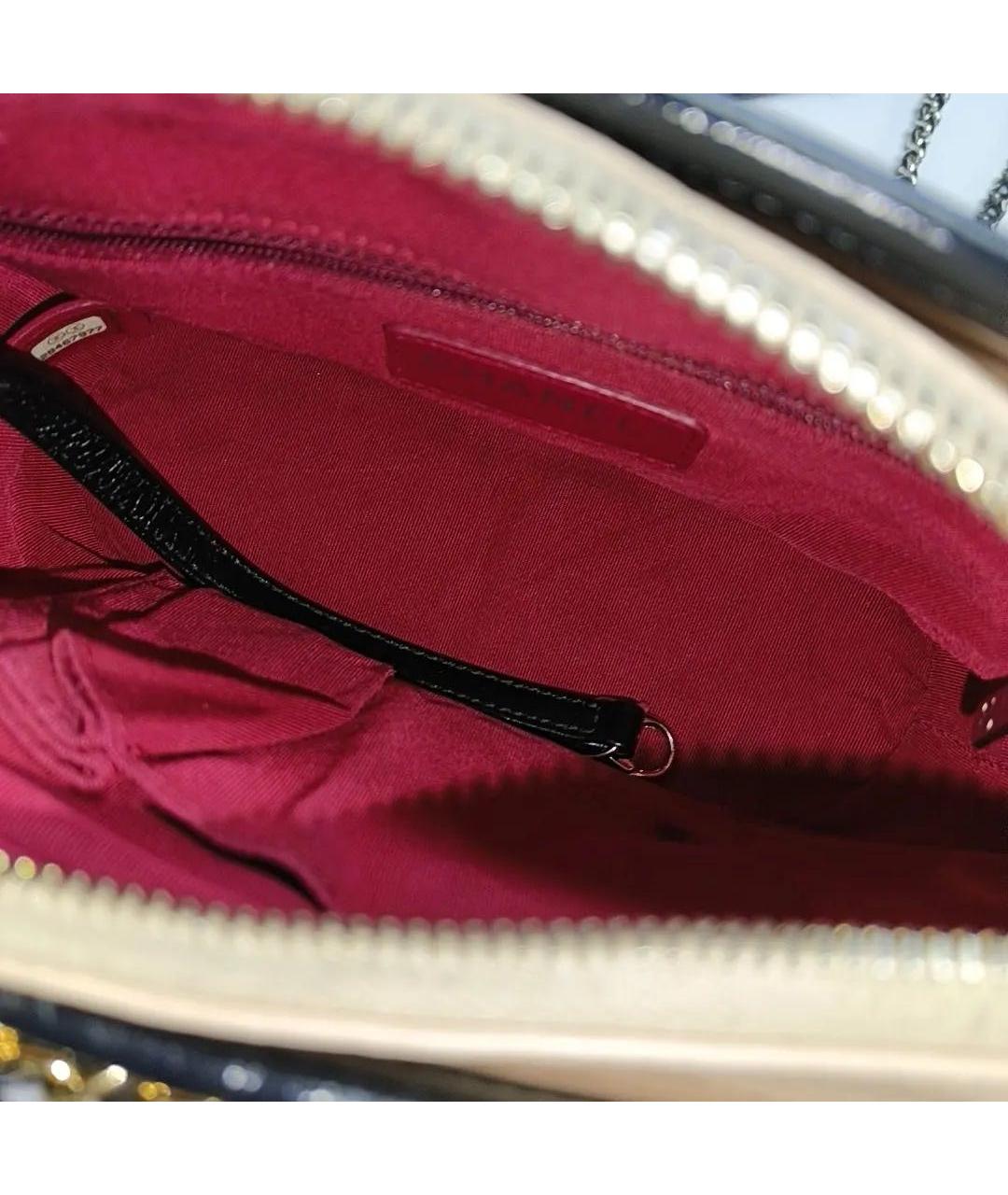 CHANEL Бежевая кожаная сумка через плечо, фото 6