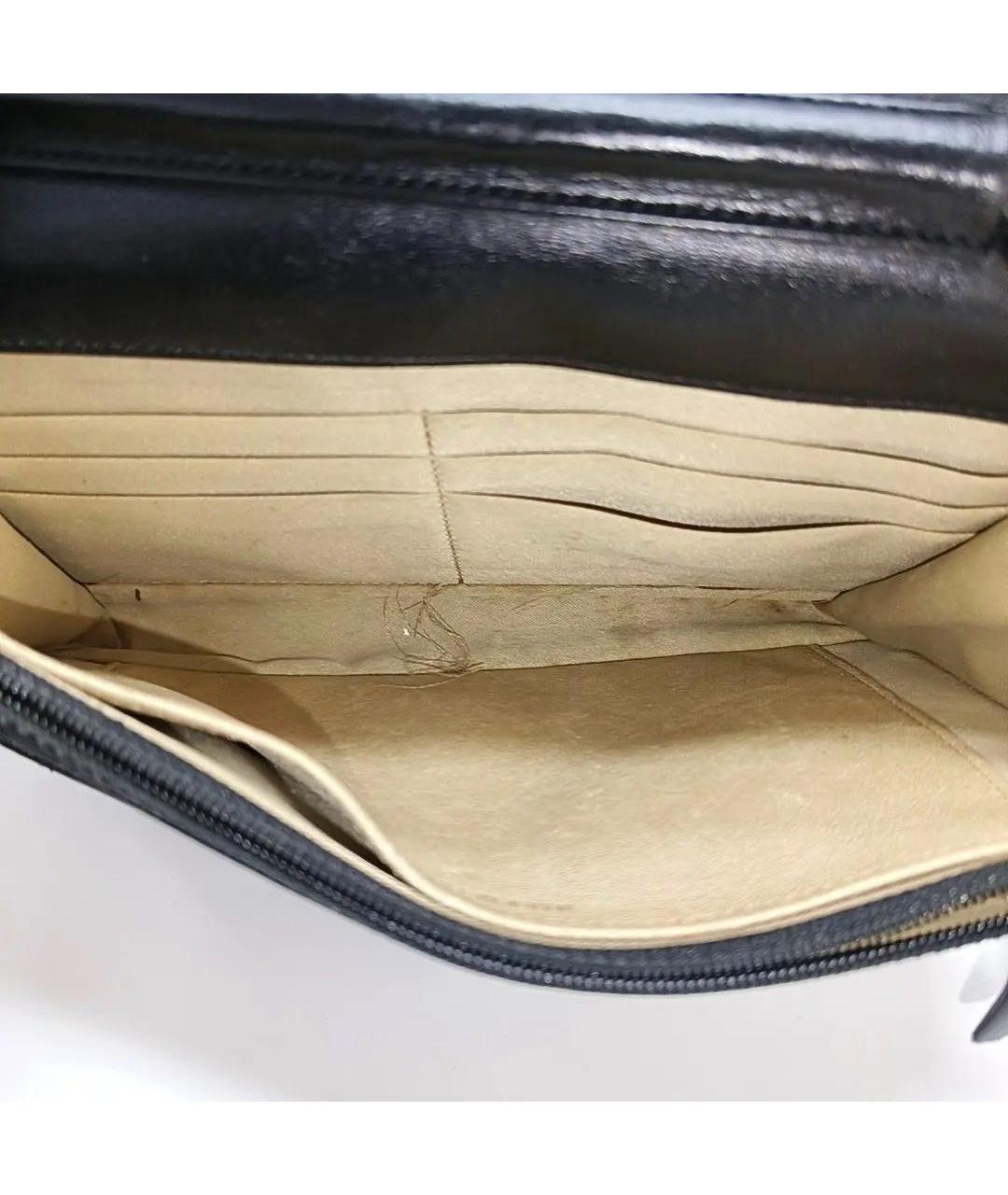 CHANEL Черная кожаная сумка через плечо, фото 6