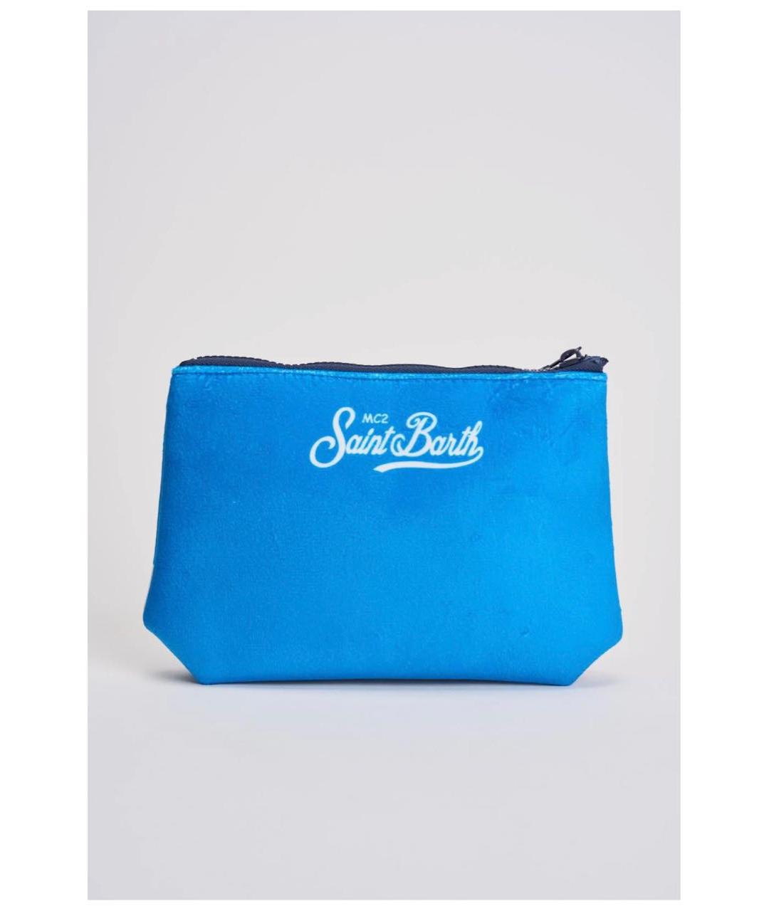 MC2 SAINT BARTH Голубая тканевая косметичка, фото 3