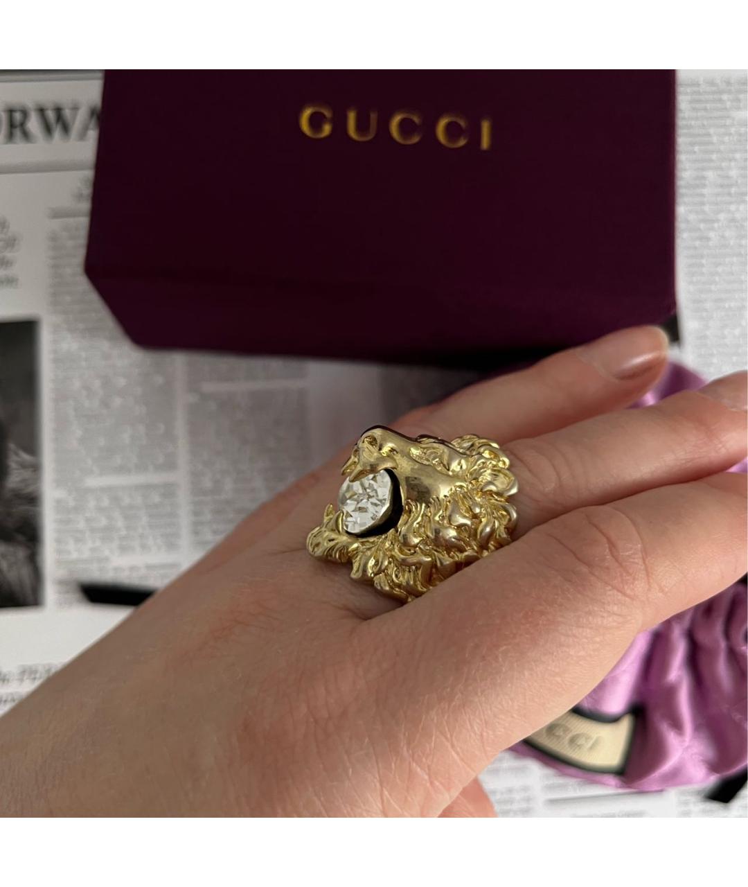 GUCCI Золотое кольцо, фото 6