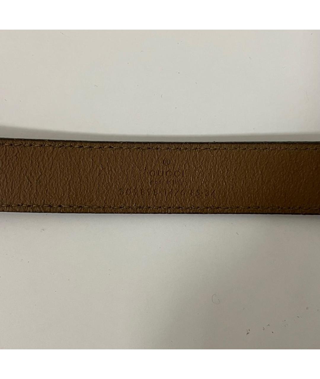 GUCCI Коричневый кожаный ремень, фото 3