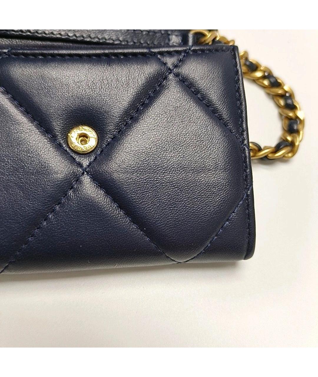 CHANEL Черная кожаная сумка через плечо, фото 7