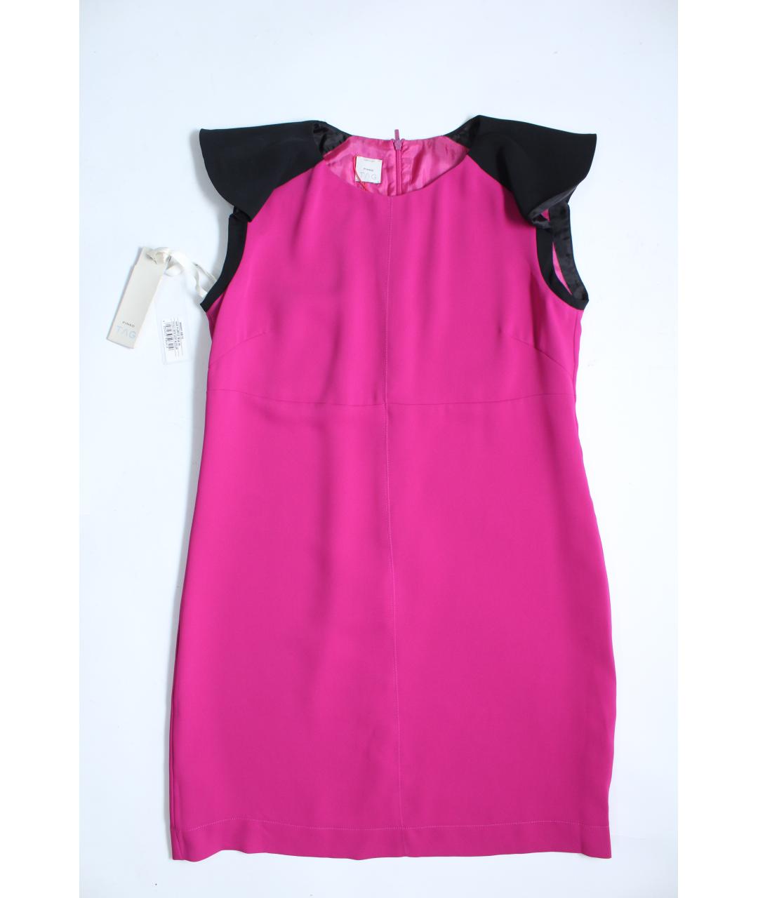 PINKO Мульти полиэстеровое повседневное платье, фото 4