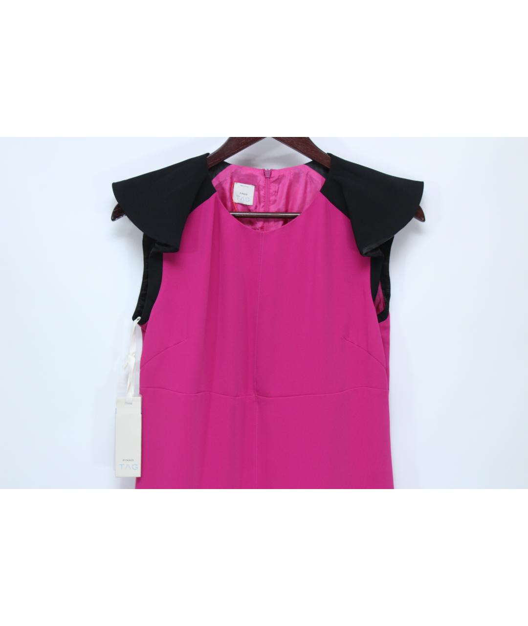 PINKO Мульти полиэстеровое повседневное платье, фото 2