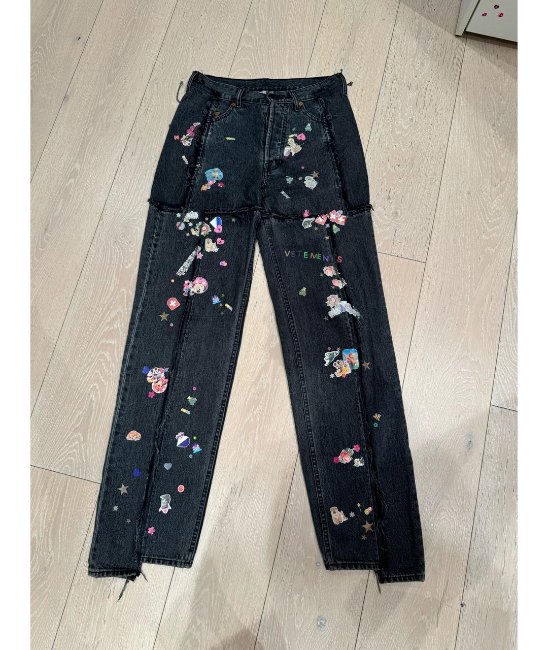 VETEMENTS Серые прямые джинсы, фото 7