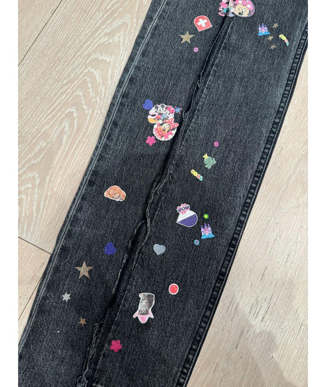 VETEMENTS Серые прямые джинсы, фото 5