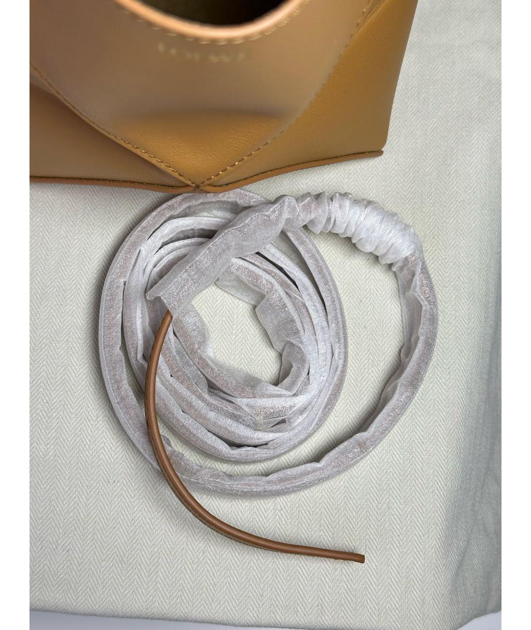 LOEWE Коричневая кожаная сумка тоут, фото 6