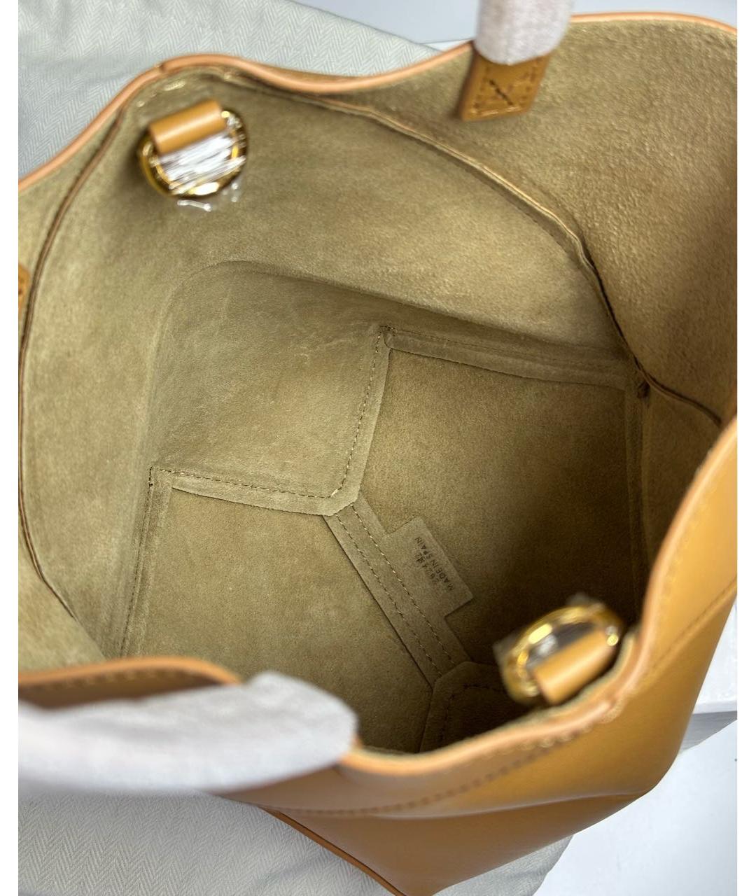 LOEWE Коричневая кожаная сумка тоут, фото 5