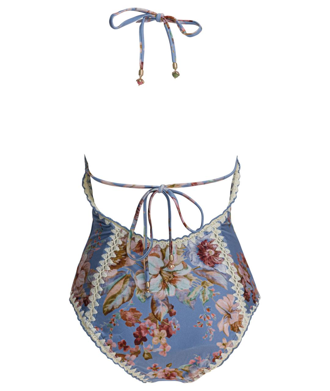 ZIMMERMANN Голубой полиамидовый купальник, фото 2