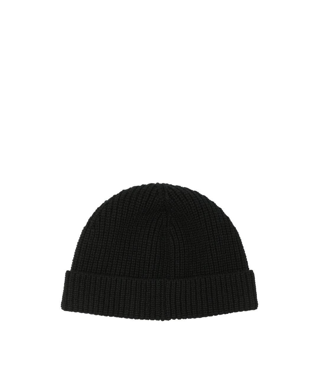 VALENTINO Черная кашемировая шапка, фото 2