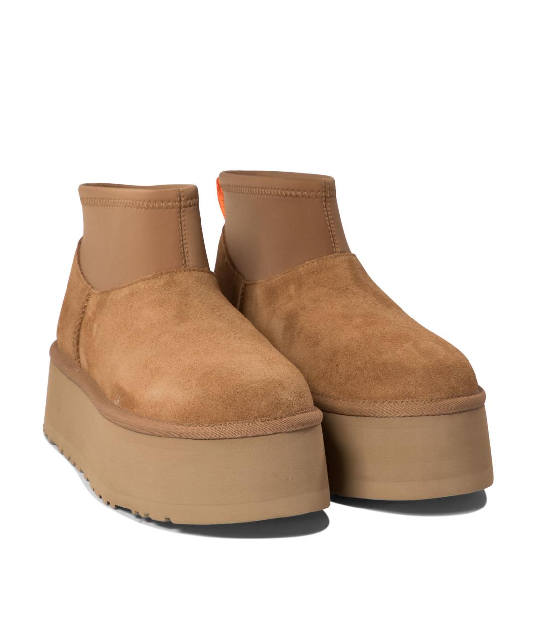 UGG AUSTRALIA Коричневые замшевые ботинки, фото 2