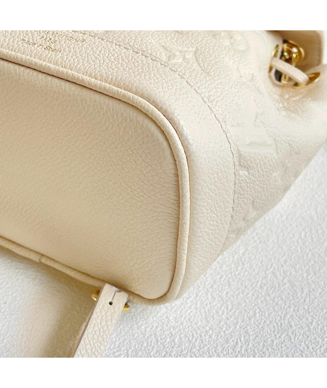 LOUIS VUITTON Белый кожаный рюкзак, фото 6