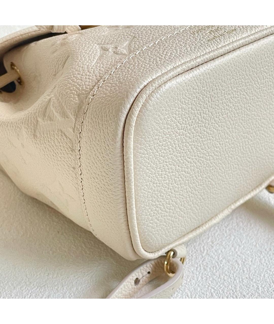 LOUIS VUITTON Белый кожаный рюкзак, фото 5