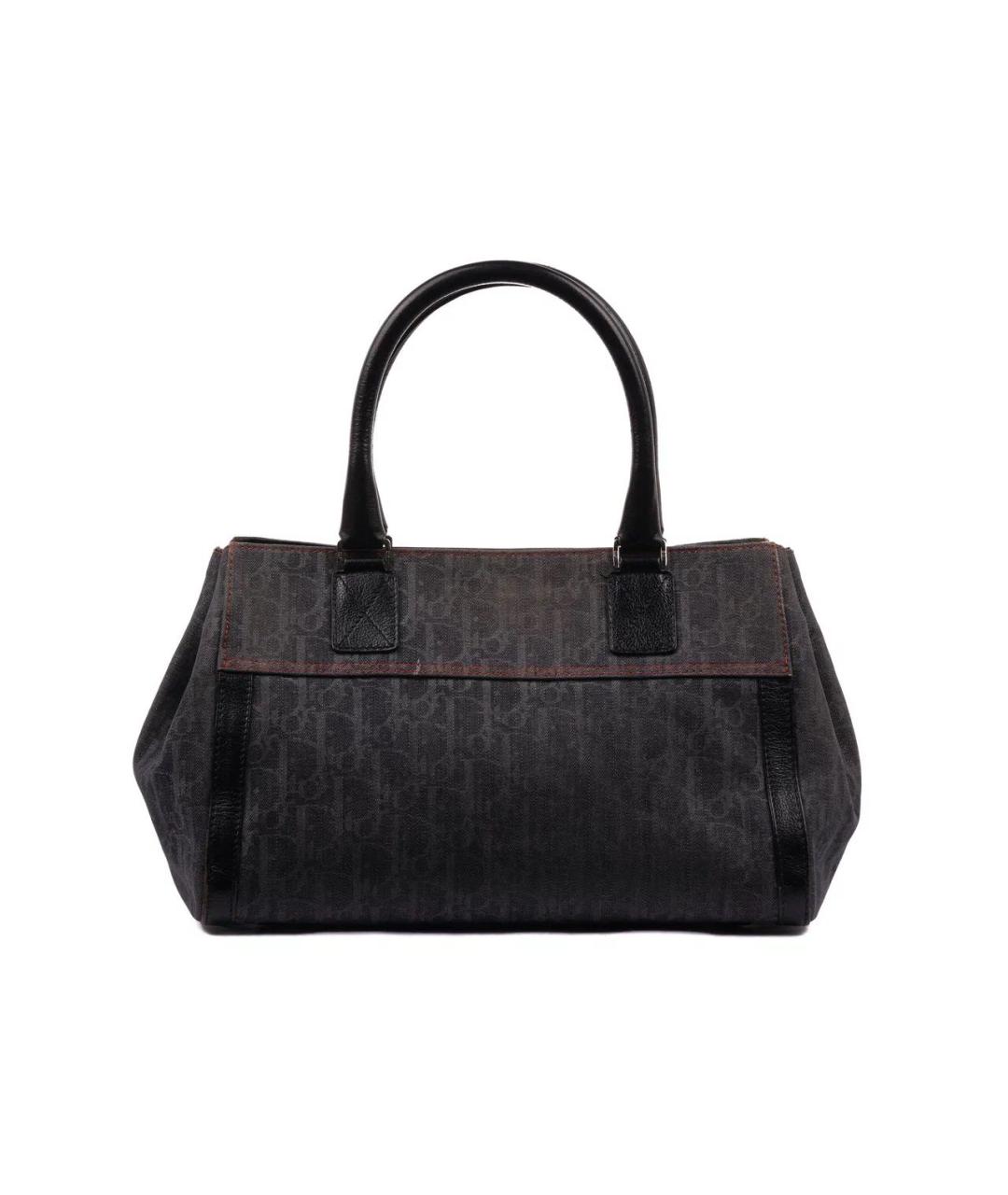 CHRISTIAN DIOR Черная деним сумка тоут, фото 2