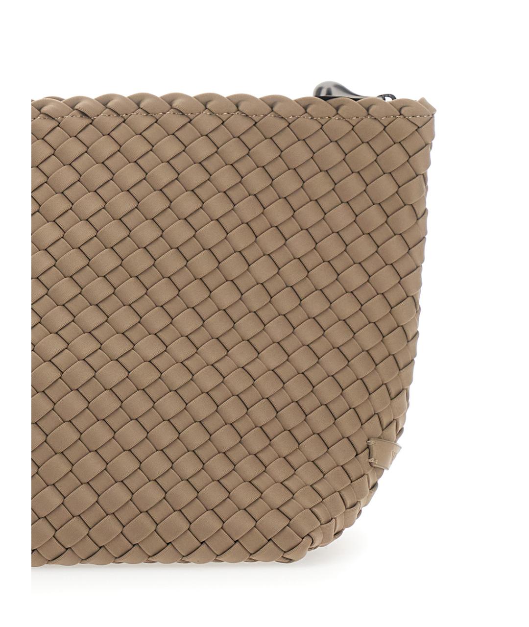 NAGHEDI Бежевая косметичка из искусственной кожи, фото 3