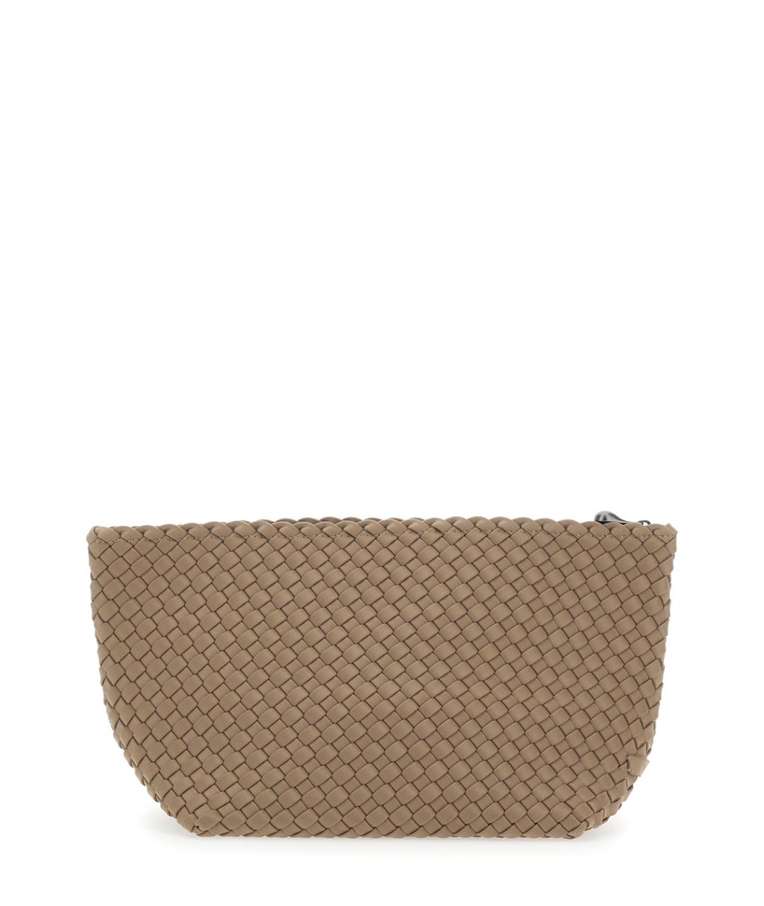 NAGHEDI Бежевая косметичка из искусственной кожи, фото 2