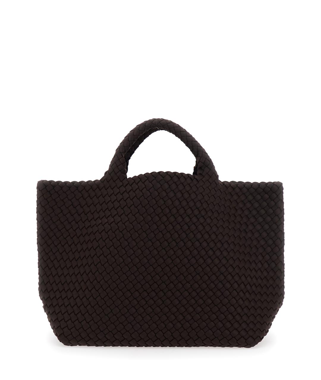 NAGHEDI Коричневая сумка тоут из искусственной кожи, фото 2