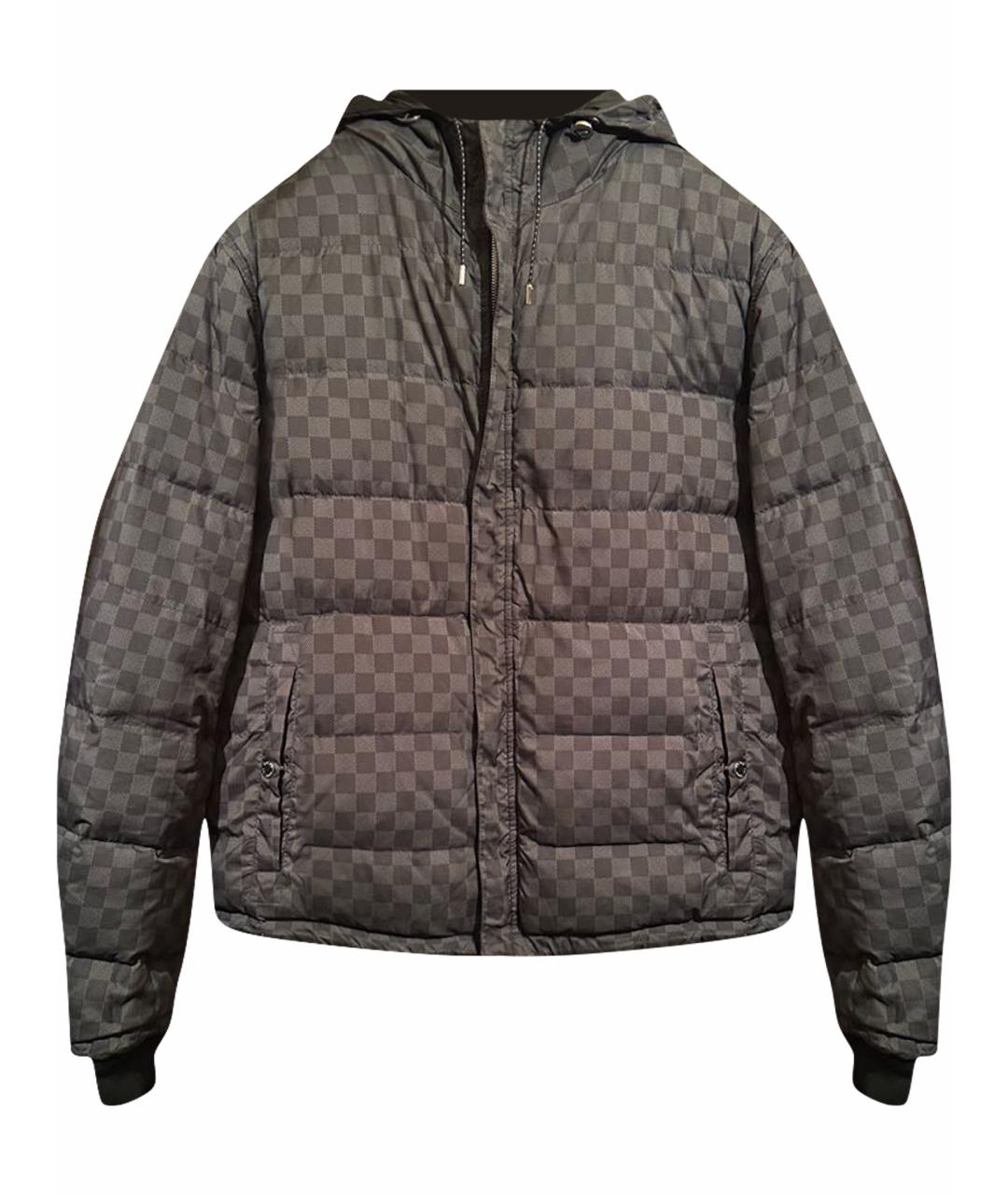 LOUIS VUITTON Серый пуховик, фото 1