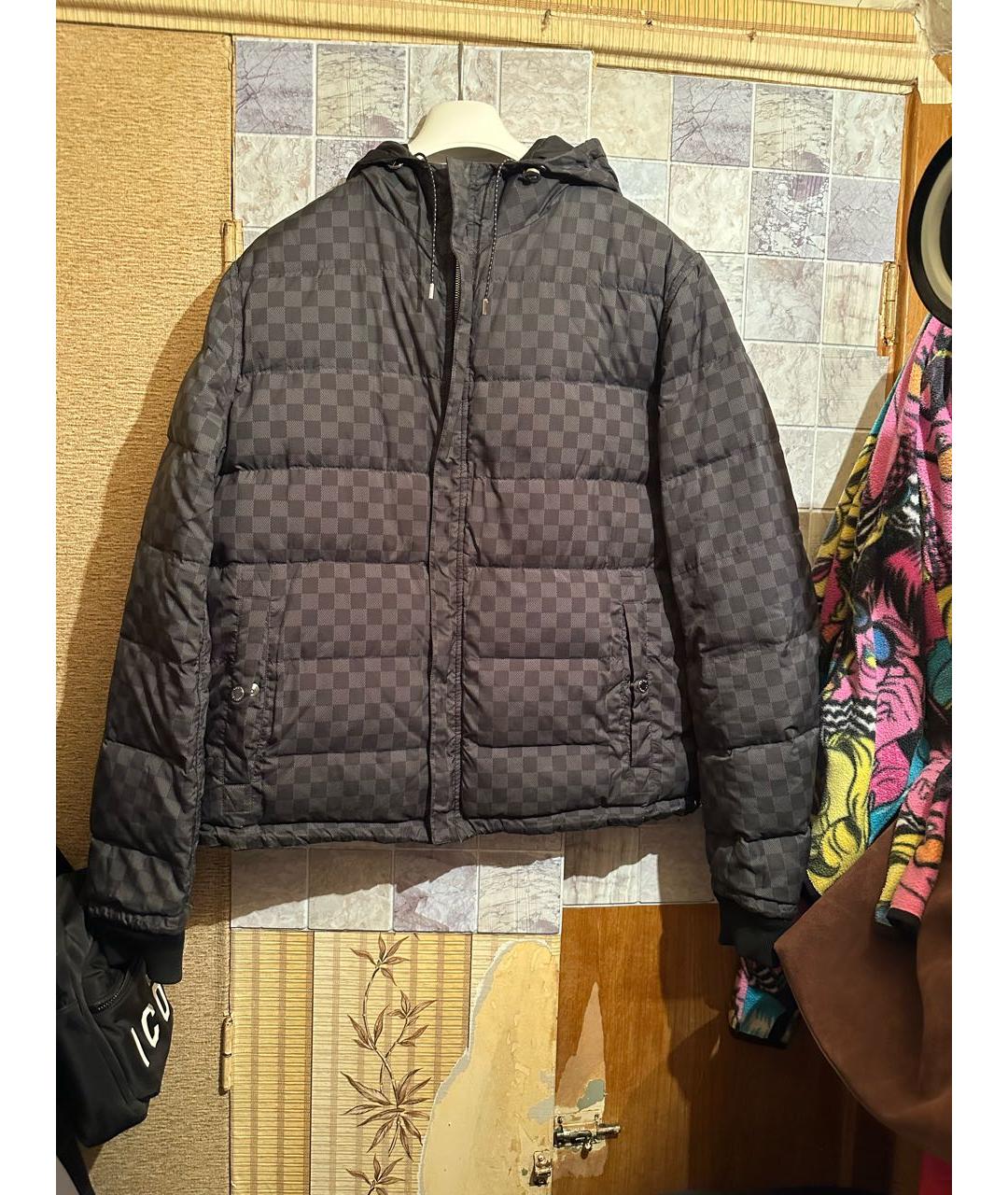 LOUIS VUITTON Серый пуховик, фото 2