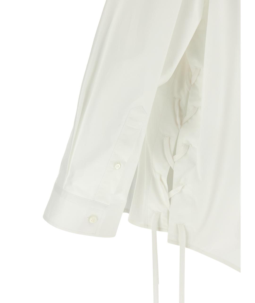 BALENCIAGA Белая хлопковая рубашка, фото 4
