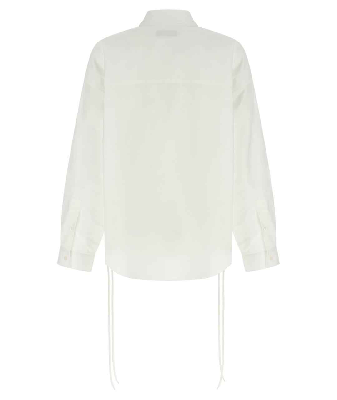 BALENCIAGA Белая хлопковая рубашка, фото 2