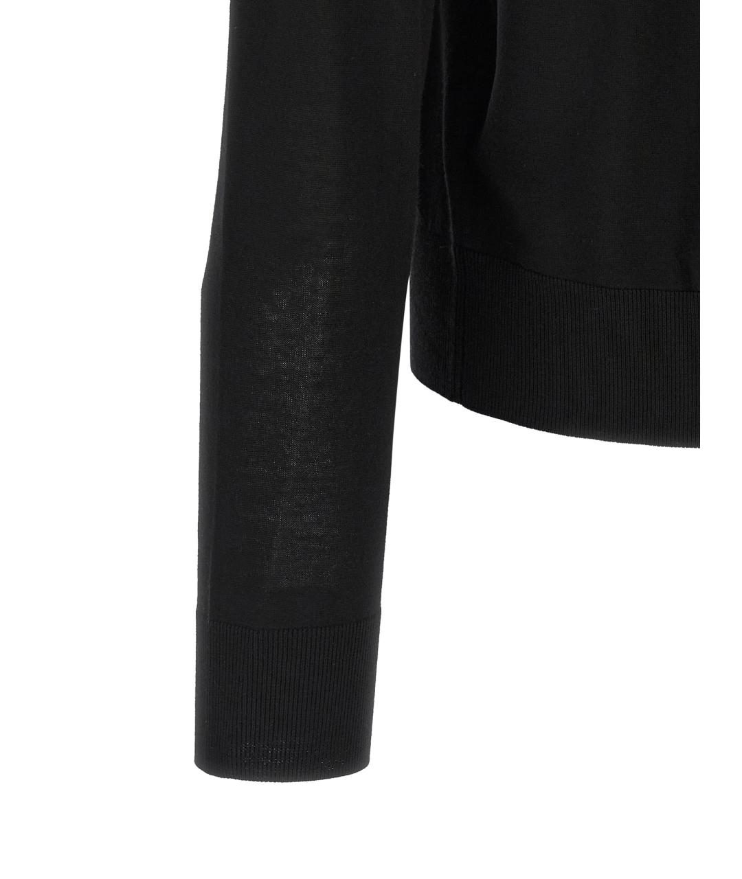 DSQUARED2 Черный шерстяной джемпер / свитер, фото 4