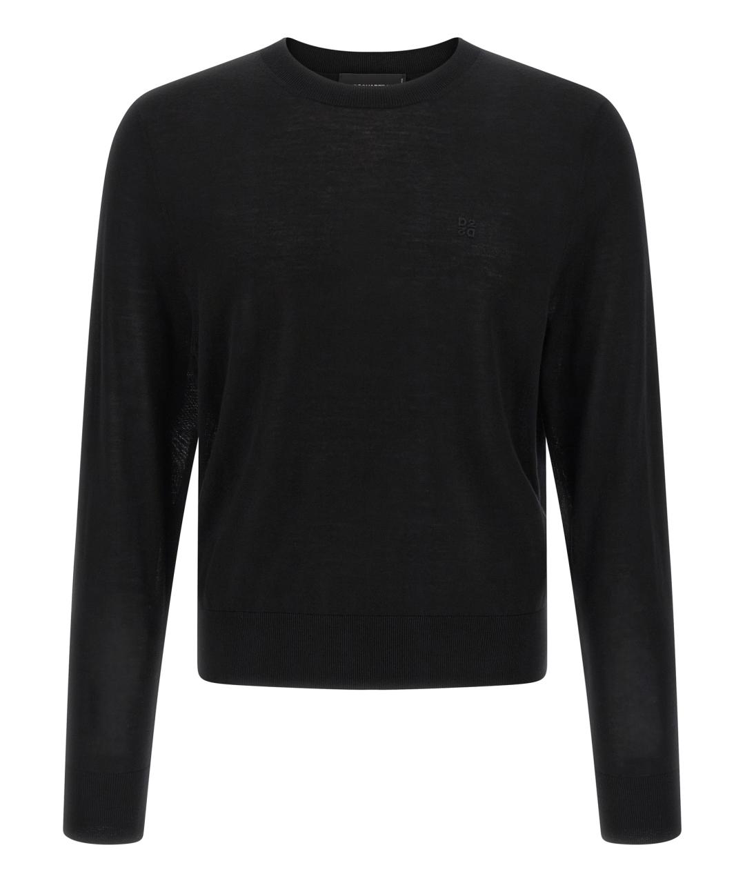 DSQUARED2 Черный шерстяной джемпер / свитер, фото 1