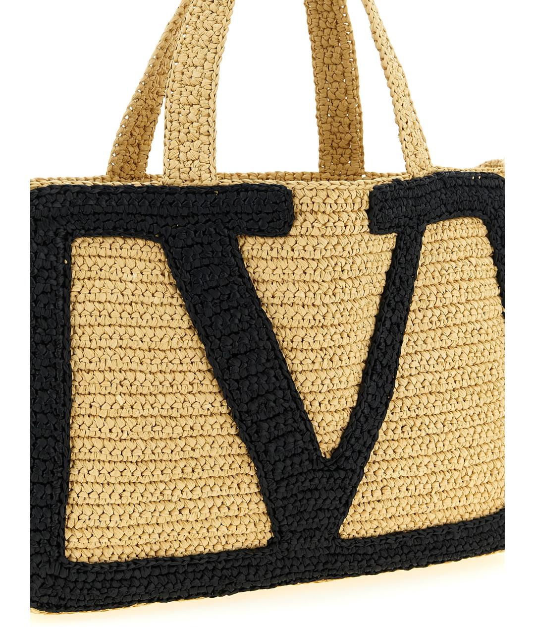 VALENTINO Бежевая сумка тоут, фото 3