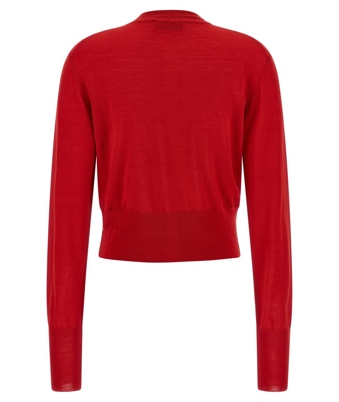 VIVIENNE WESTWOOD Красный шерстяной кардиган, фото 2