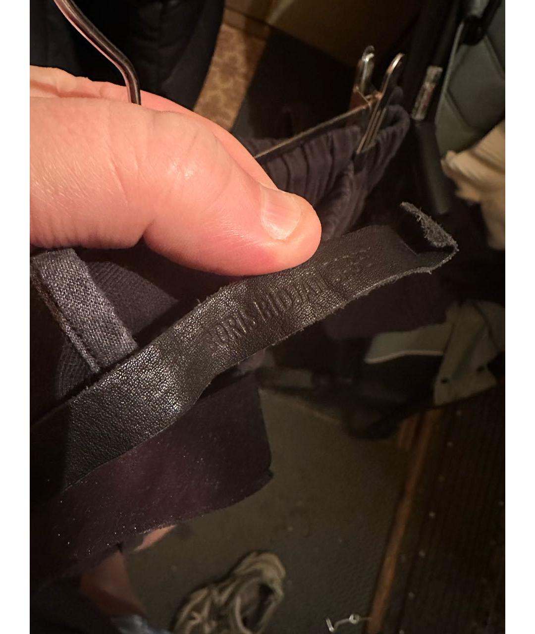 BORIS BIDJAN Черные хлопковые джинсы, фото 2