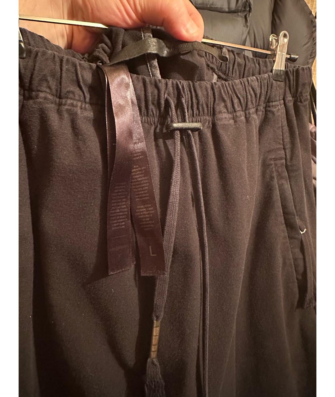 BORIS BIDJAN Черные хлопковые джинсы, фото 3