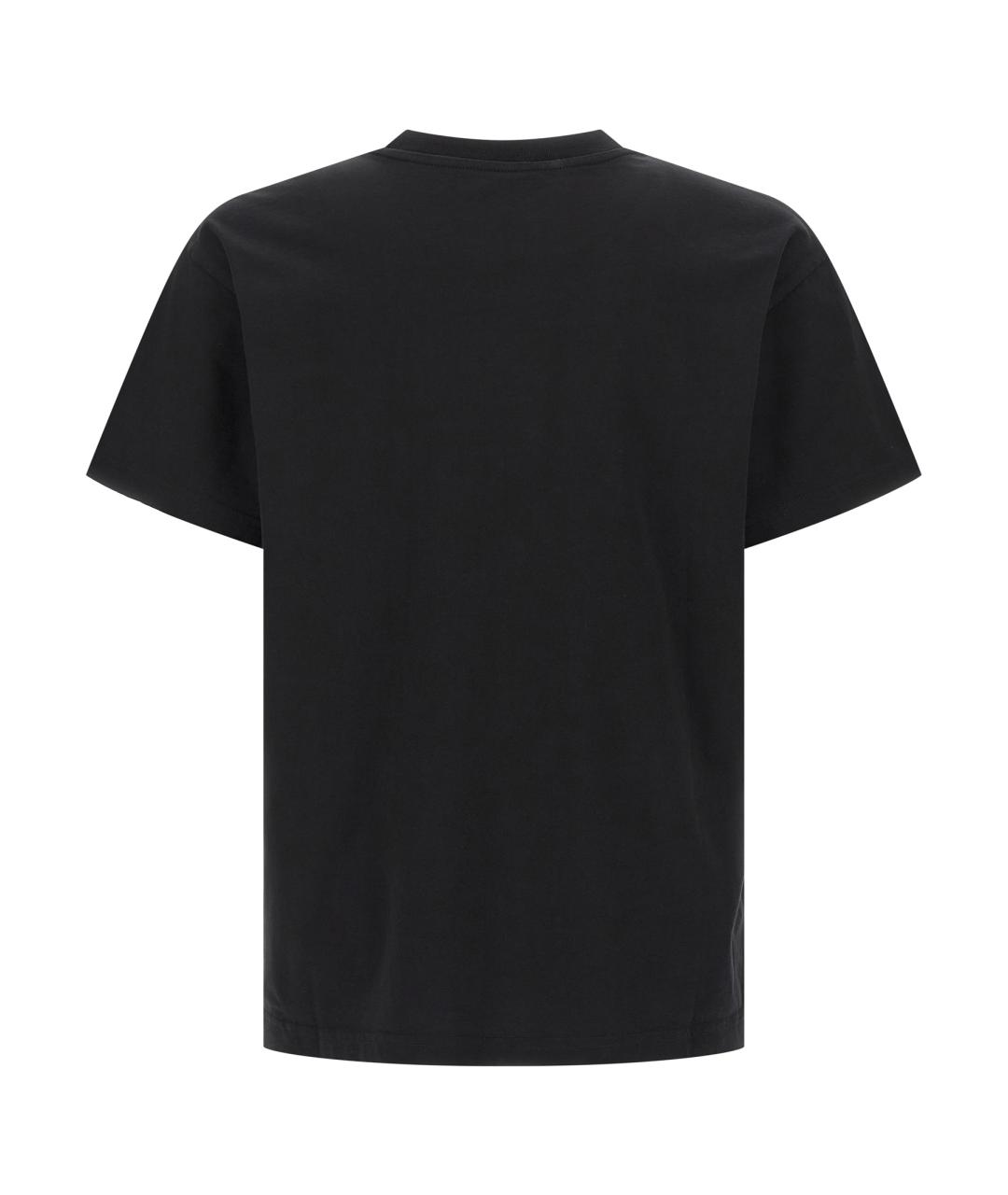 VIVIENNE WESTWOOD Черная хлопковая футболка, фото 2