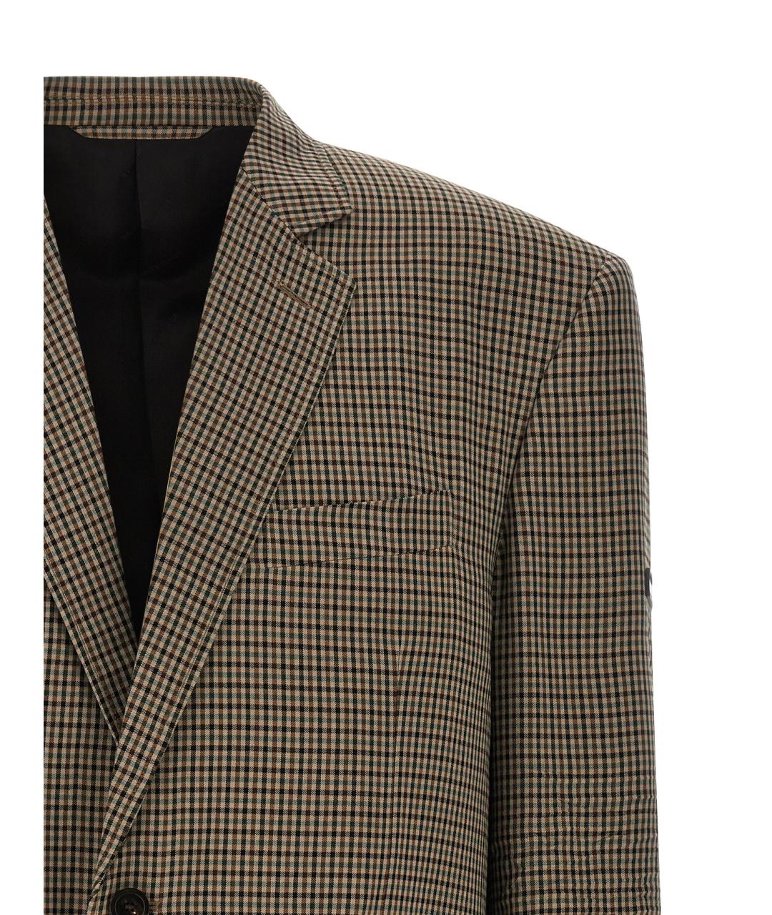 BALENCIAGA Коричневый пиджак, фото 3