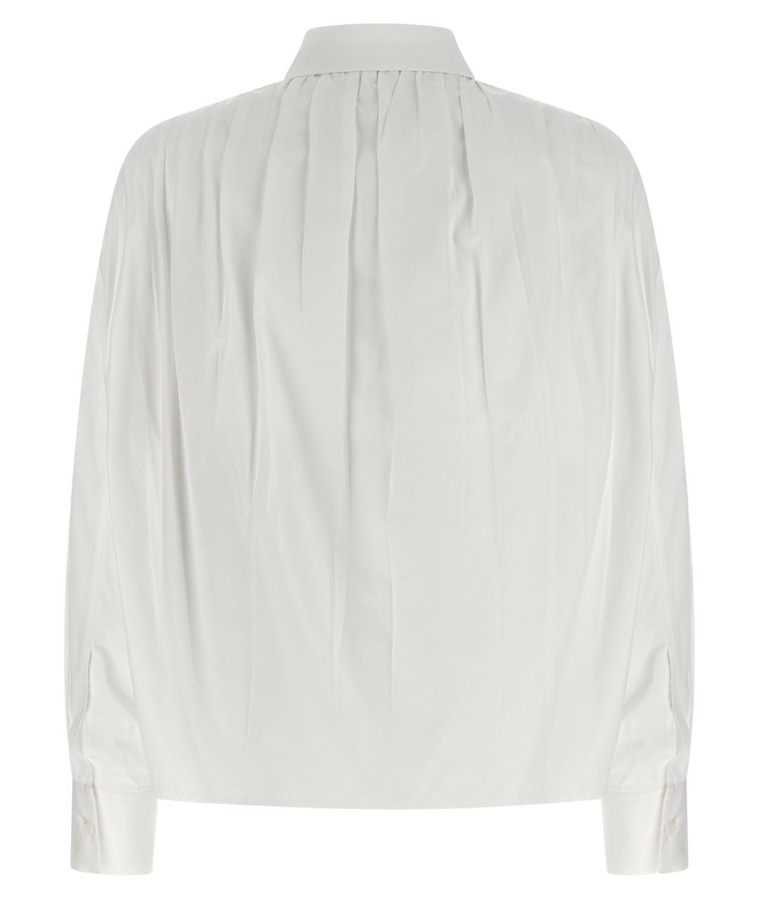 JIL SANDER Белая хлопковая рубашка, фото 2