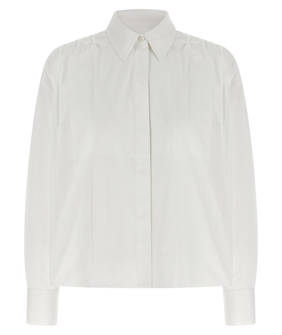 JIL SANDER Белая хлопковая рубашка, фото 1