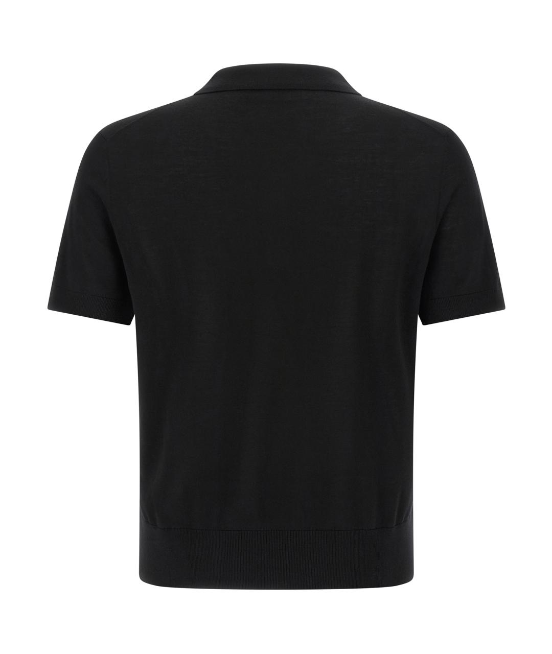 DSQUARED2 Черное поло с коротким рукавом, фото 2