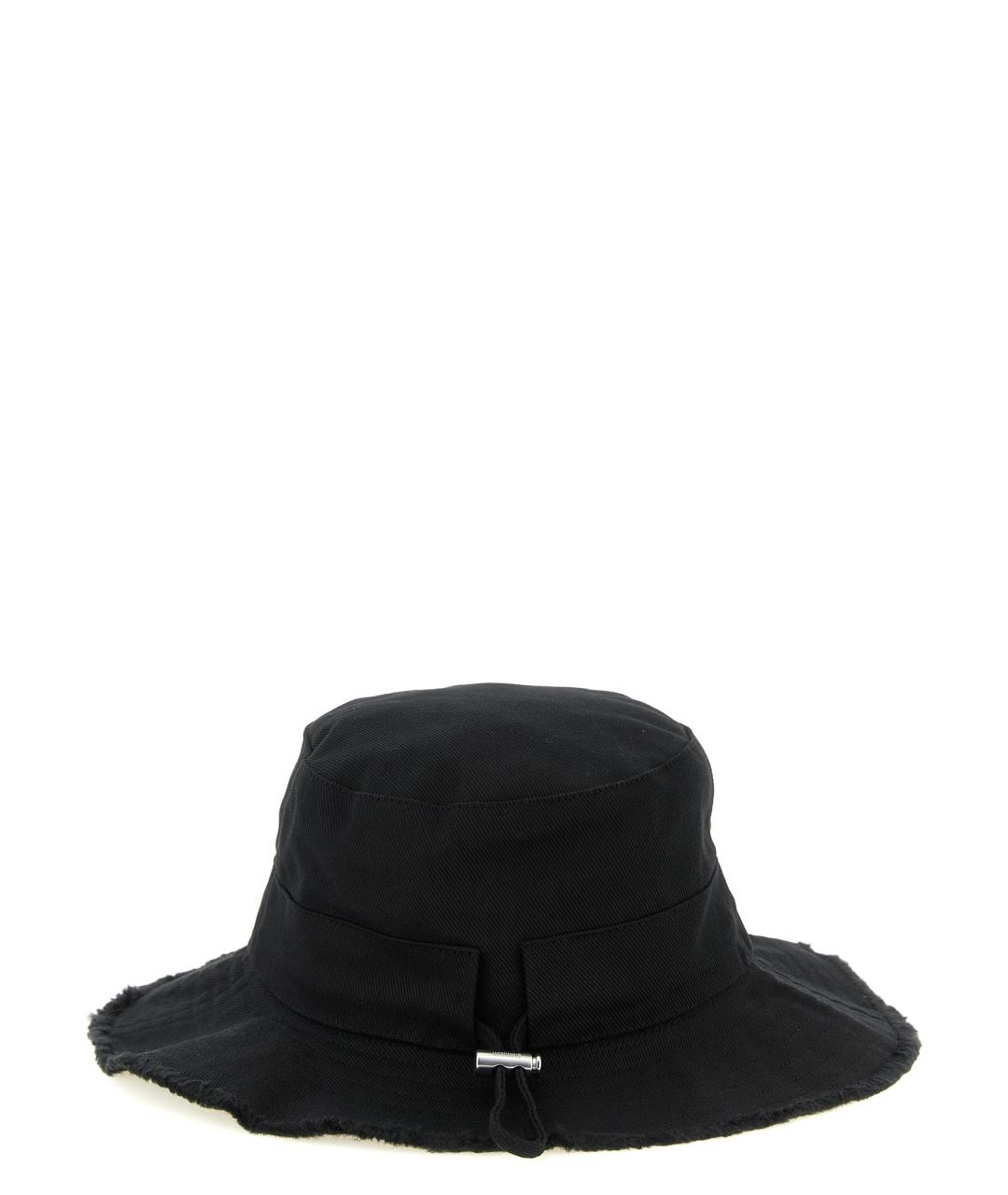 JACQUEMUS Черная хлопковая панама, фото 3