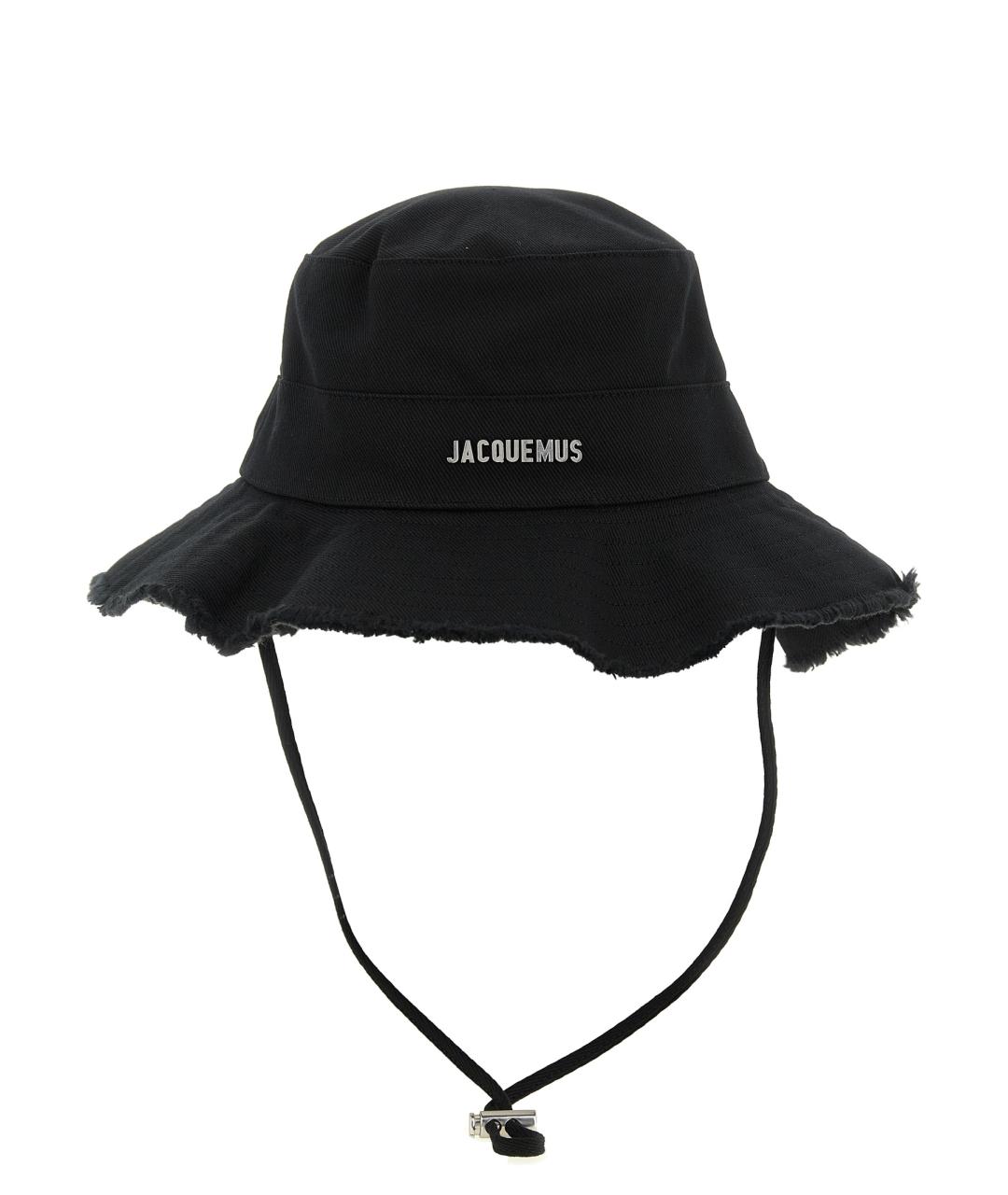 JACQUEMUS Черная хлопковая панама, фото 1