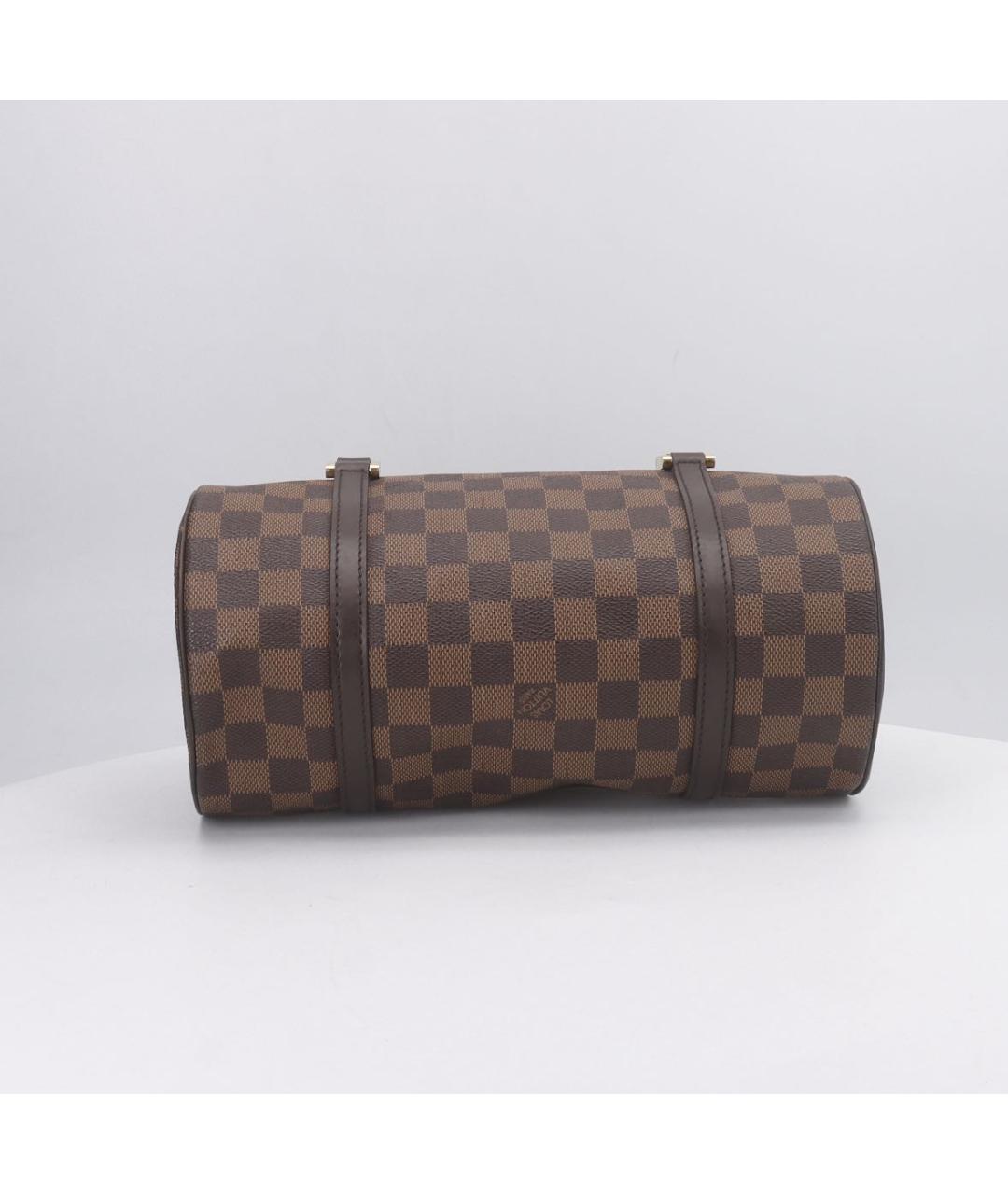 LOUIS VUITTON Коричневая сумка с короткими ручками, фото 5