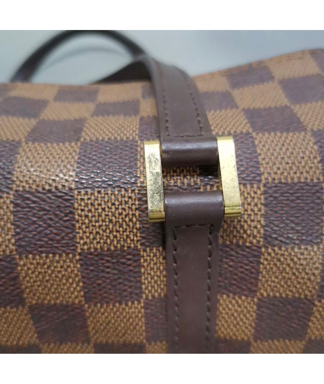 LOUIS VUITTON Коричневая сумка с короткими ручками, фото 6